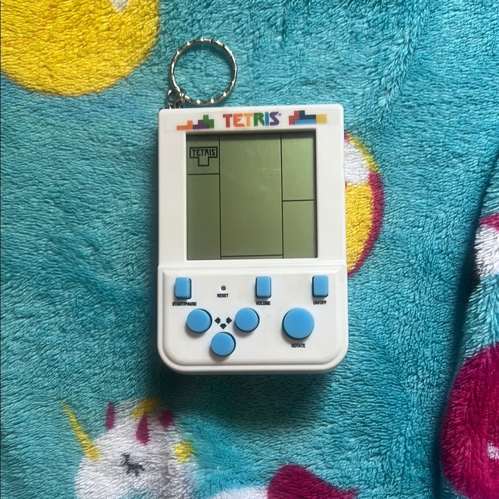 Tetris Keyring Handheld Arcade Game